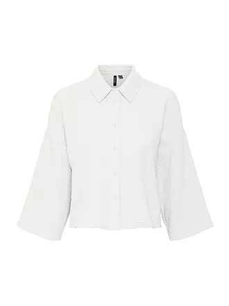 VERO MODA | Blusa-camicia VMNATALI CROP | weiss